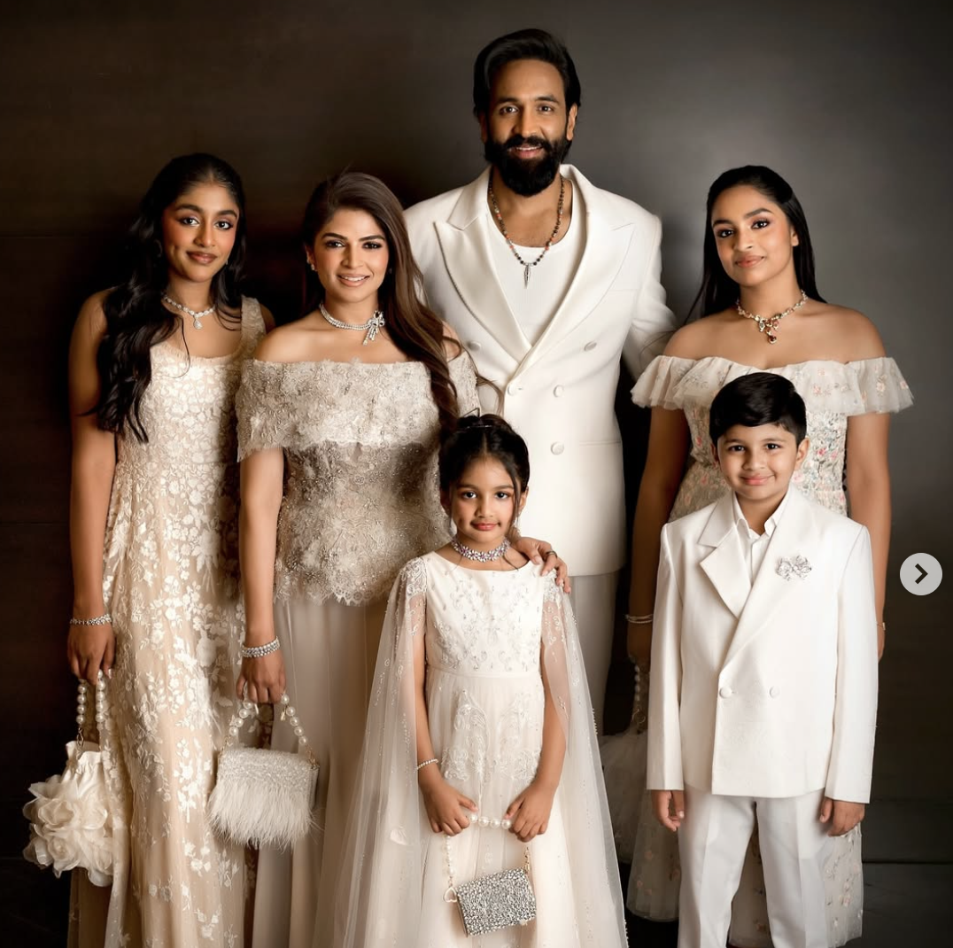 Viranica Manchu with her family
