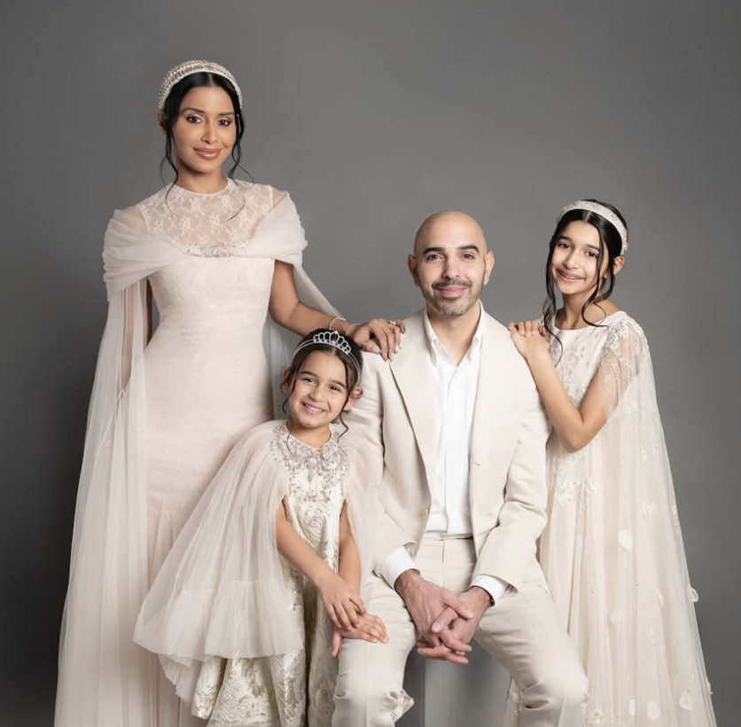 Priya Shukla with her family